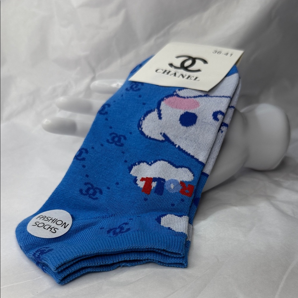 Fashion Blue Cinnamoroll Ankle Socks